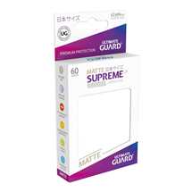 UGD010589 Ultimate Guard Supreme UX Sleeves Japanese Size Matte White (60)