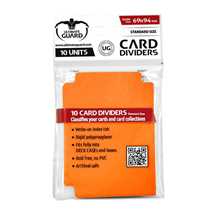 UGD010455 Ultimate Guard Card Dividers Standard Size Orange (10)