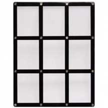E-81204 9-Card Black Frame Screwdown Holder