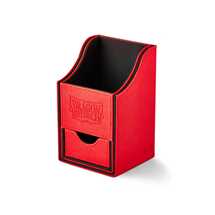 40210 Dragon Shield Porta Mazzo Nest 100 + Portadadi - Red/Black