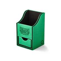 40208 Dragon Shield Porta Mazzo Nest 100 + Portadadi - Green/Black