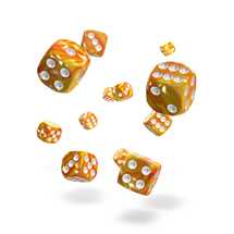 ODD400040 Oakie Doakie Dice D6 Dice 12 mm Gemidice - Sunstone (36)