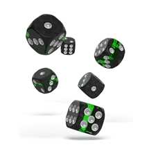 ODD410048 Oakie Doakie Dice D6 Dice 16 mm Enclave - Emerald (12)