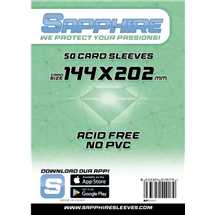 Deck Protector Sapphire Sleeves - Mint (144x202mm)