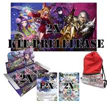 1 Kit Prerelease (2 playmat + 12 promo) + 2 Box FOW D1 + 1 Zaino ITA