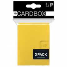 E-85499 PRO 15+ Card Box 3-pack: Yellow