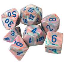20544 Festive® Mini-Polyhedral Pop Art™/blue 7-Die set