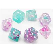 20545 Nebula® Mini-Polyhedral Wisteria/white 7-Die set