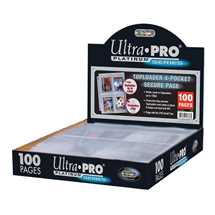 E-71360 Platinum Page for Toploaders Display (100 Pages)