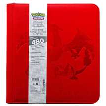 E-16162 - Elite Series: Charizard 12-Pocket Zippered  Binder for Pokémon