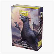 AT-12620 Dragon Shield Small Brushed Art Sleeves - Japanese Halloween 2023 (60 Sleeves)