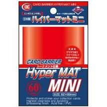 KMC1607 Mini Deck Protector Hyper Mat Red (dim. Yu-Gi-Oh!) (60)
