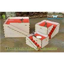 BAI000044 Prepainted Q-Building Pack (White & Red)
