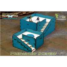 BAI000045 Prepainted Q-Building Pack (Turquoise & White)