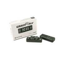 E-84695 Gravity Dice D6 - 2 Dice Set Blk FST