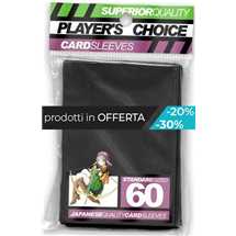 PCA1001 Player's Choice Standard Deck Protector Black FUORI TUTTO