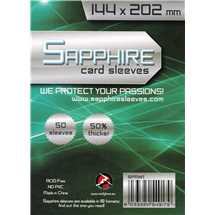 Deck Protector Sapphire Sleeves - Mint (144x202mm)
