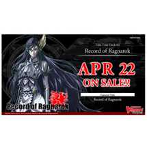Cardfight!! Vanguard overDress Record of Ragnarok Trial Deck Display (6 Decks) - ENG