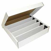 3x KB7000 Cardbox / Fold-out Box with Lid for Storage of 7,000 Cards