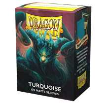 AT-11055 Dragon Shield Standard Sleeves - Matte Turquoise Atebeck (100 Sleeves)
