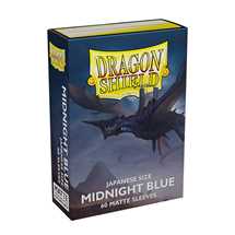 AT-11157 Dragon Shield Small Sleeves - Japanese Matte Midnight Blue (60 Sleeves)