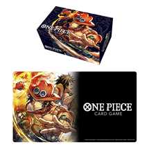 One Piece Card Game Playmat and Storage Box Set -Portgas.D.Ace(Max 1x Store)